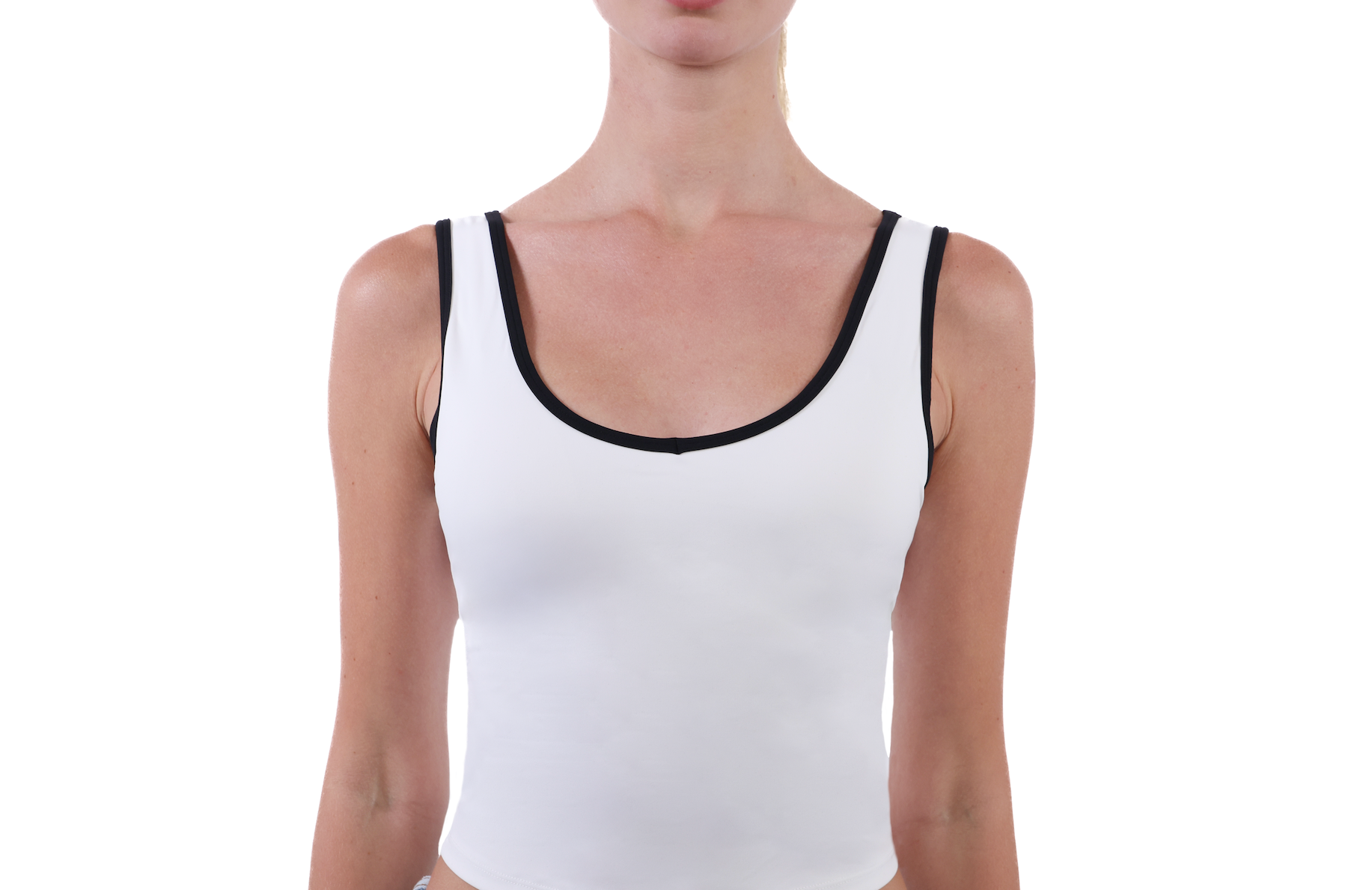 Sleeveless top white